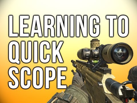 how to practice quickscoping black ops 2