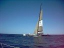 The new BMW Oracle trimaran BOR90 sea trials off San Diego part 1 The new BMW Oracle trimaran BOR90 sea trials off San Diego part 1