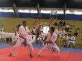 Final da Categoria Open III Copa Nikkey de KarateRubem Cauduro -Assoc. Londrinense de Karate Takuma Yokoyama - Universidade Kokushi-kan - Japao