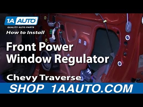 How To Install Replace Front Power Window Regulator 2009-13 Chevy Traverse