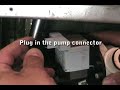 How to fit a washing machine pump