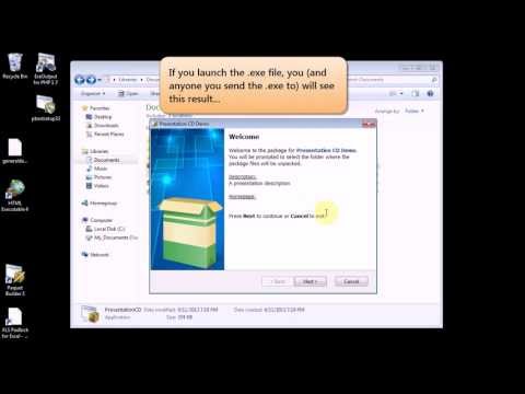 how to create self extracting zip with 7zip