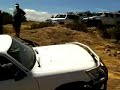 The rock-face at Babilonsloren Eco Trail, South Africa. Vehicle is a 1998 Nissan Patrol, 4.2l Diesel (normally aspirated)