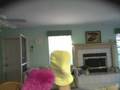 Isaac and Harold stealing Bacon