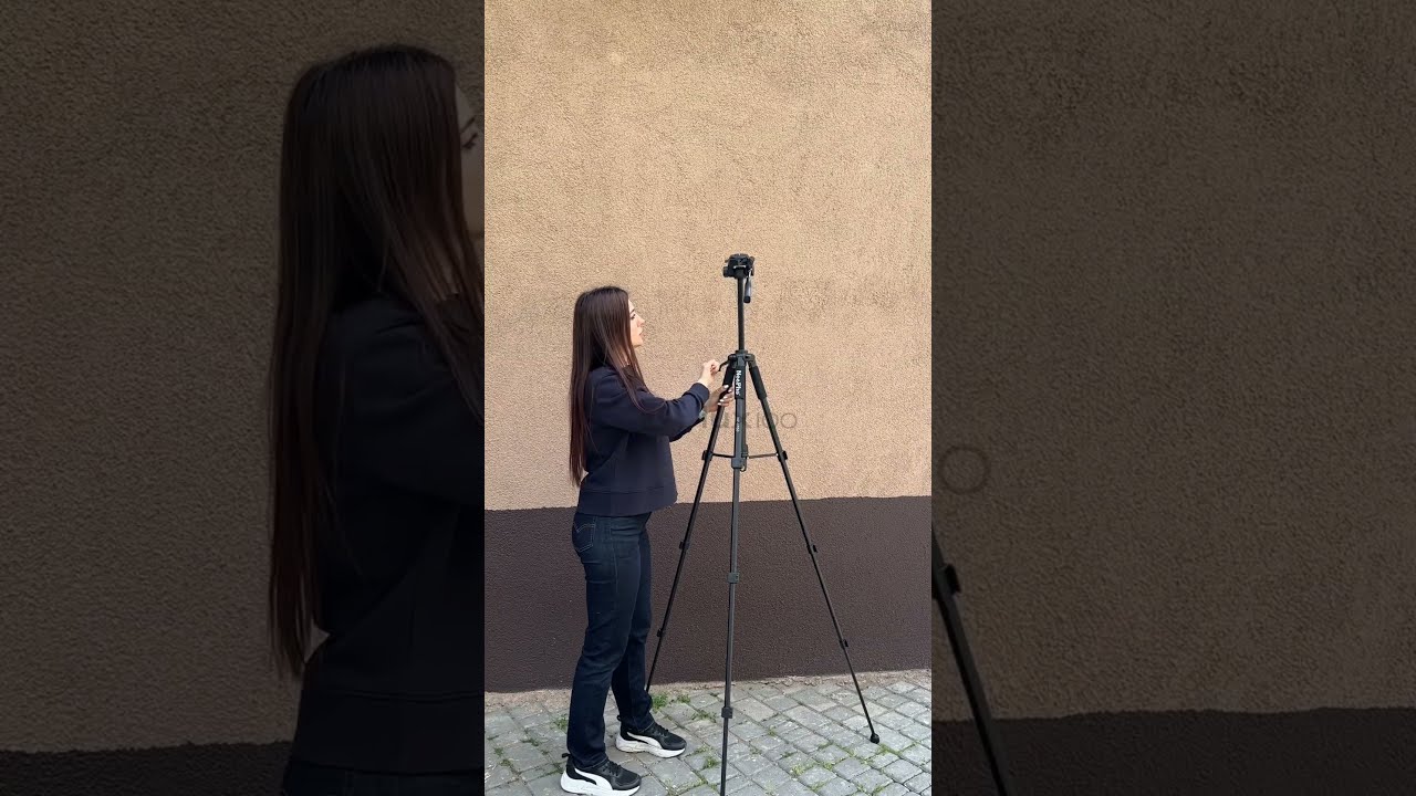 Професійний штатив висотою 170 см для телефону та фотоапарату з тримачем в комплекті Професійний штатив висотою 170 см для телефону та фотоапарату з тримачем в комплекті