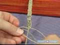 videos de How to Make Hemp Jewelry : Adding Bead Two to Spiral Knot Hemp Bracelet