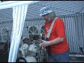 Krokoband plays own songs on private party in June 30 2007 at Jarovce