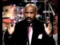 Steve Harvey at funeral of Bernie Mac