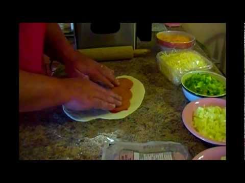pizza pockets - Pizza pockets are easy to make. Use my pizza dough recipe and cut the 2 medium dough on half for each pocket.