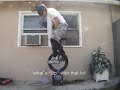 Unicycling video - UniGeezer: what goes up