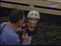 Tony Hawk jumps into the water at X-games 1996 Tony Hawk jumps into the water at X-games 1996