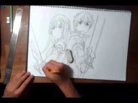 how to draw klein sao