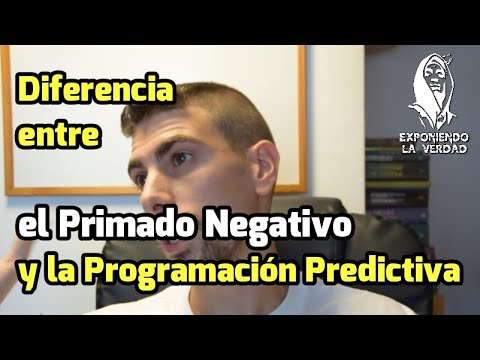 Diferenciar Programación predictiva de Primado negativo