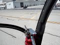 Low level air taxi and set down at Long Beach Airport