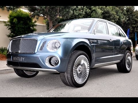 exp - BrianZuk records the North American debut of the all new Bentley SUV Concept - the EXP 9 F. The video shows the exterior, wheels, head lights and tail lights...