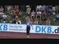 Christina Obergf�ll beim Bayer-Leichtathletik-Meeting 2008
