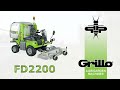 Grillo FD2200 4WD con trinciatutto da 150 cm