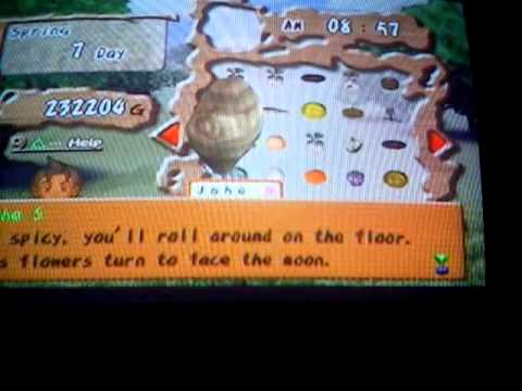 how to harvest crops in harvest moon