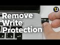 the Storage Is Write-protected. Remove the Write-protection and Try Again.