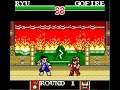this is a brief clip of super chinese fighter ex for the game boy color, released in 1999 by culture brain. this game is in the same series as kung fu heroes, little ninja brothers, and super ninja boy, and has an snes sibling called super chinese fighter. this is actually a colorized release of 1996's super chinese fighter gb, and neither was released in the united states. the version shown in this video was fan-translated.