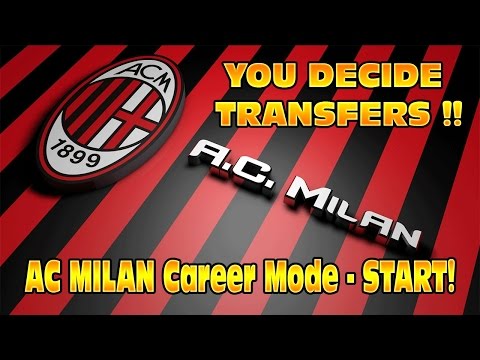 FIFA 14 AC Milan Career #1 YOU Decide Transfers! The Start - Squad Review