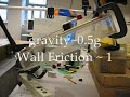 A dynamic single actuator vertical climbing robot