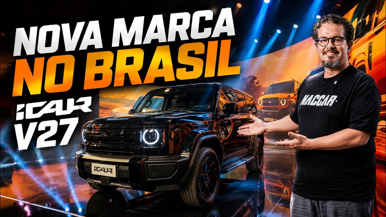 CONHEÇA O iCAUR V27! Visual de Land Rover Defender, 1.000 km de autonomia e tecnologia REEV 😱🔥
