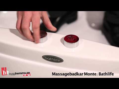 Bubbelbadkar Bathlife Monte 6080