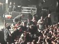 Frank Iero jumps into crowd Frank Iero jumps into crowd