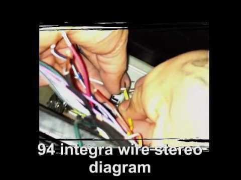 acura integra 94 hard wire deck