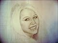 Drawing of miley cyrus