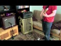 Cranked Traynor YBA-1 Bassmaster, Bright channel, DIY Strat w/ Super Distortion