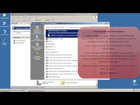 programmes - Comment savoir quels programmes on peut désinstaller sans problème ? C'est ce qu'on va voir dans ce tutoriel de PCsoleil informatique (site web: PCsoleil.fr)...