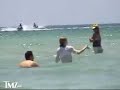 Madonna at the beach
