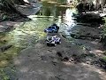 Pajero XC in the water