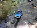 Pajero XC in the water