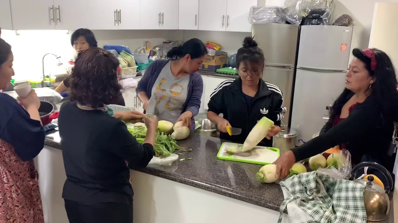 김장 김치 담는 날