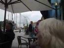 The harbour of Honfleur (Normandy), seen from a terrace