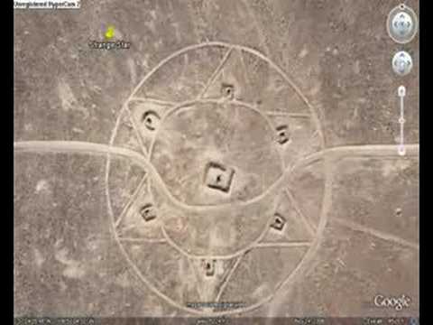 Strange things in google earth