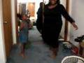 Crazt fat girl dance