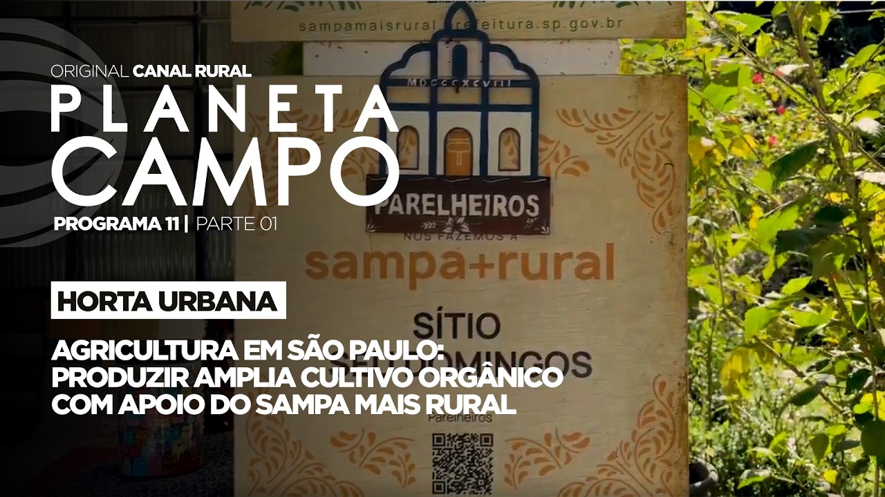 Produtor amplia cultivo orgânico com apoio do Sampa Mais Rural | Planeta Campo - ep.11 parte 1