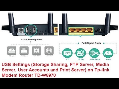 how to access tp link usb storage