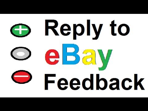 how to respond to negative feedback on ebay