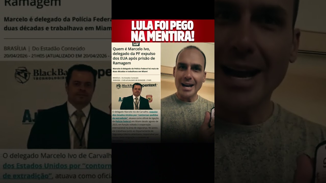 Lula tenta passar pano para araponga da PF. MINHA RESPOSTA A ELE #shorts