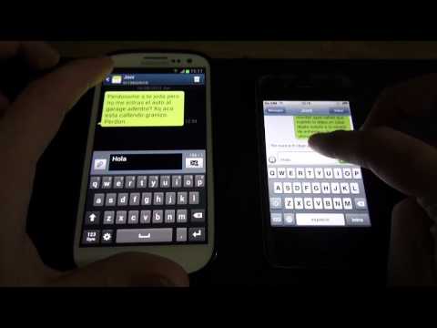 Galaxy S3 vs iphone 4S - Antes de PUTEAR , DELIRAR O BARDEAR MIREN EL VIDEO!!!! ES UNA COMPARACION!! GRACIAS POR VISITAR EL CANAL!! TWITTER: www.twitter.com/cristianalerevi FACEBOOK ...