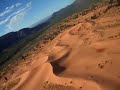 RC Plane flight over Coral Pinks Sand Dunes