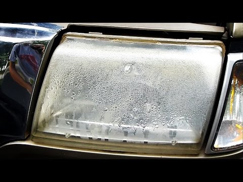 How to Fix a Headlight with Water or Moisture in it