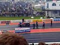 Drag bike at the Classic Ford Show (Santa Pod) 2008