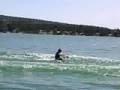 Kyle's first knee board
