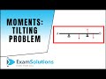 A-level Mechanics : Moments - Tilting problem - ExamSolutions